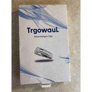 Trgowaul Pink Velvet Hangers Clips Package Of 20 In Open Box